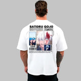 Camiseta Oversized satoru gojo- IRON WORLD™