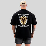 Camiseta Oversized Touros Negros - IRON WORLD™
